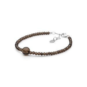 Bratara cuart smoky si argint DiAmanti 244-30B-G (Argint 925‰ 0,7 g.)